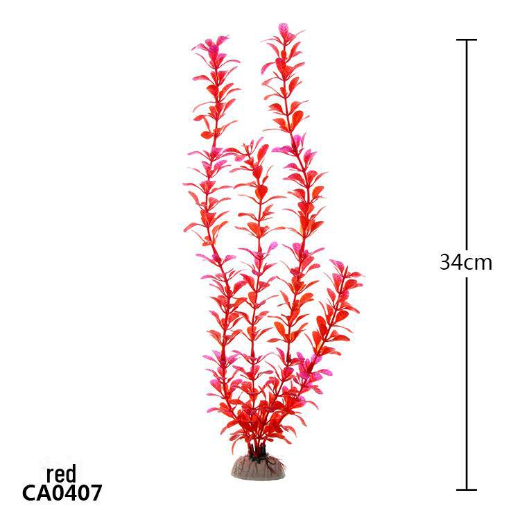 Fish Tank Decoration: Simulated Plant and Water Grass Silk Flower (CA)