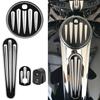 Fuel Tank Door & Dash Insert & Ignition Cap Kit Stripe Style Fit for FLHX   FLHT   FLTR   FLHTCUTG