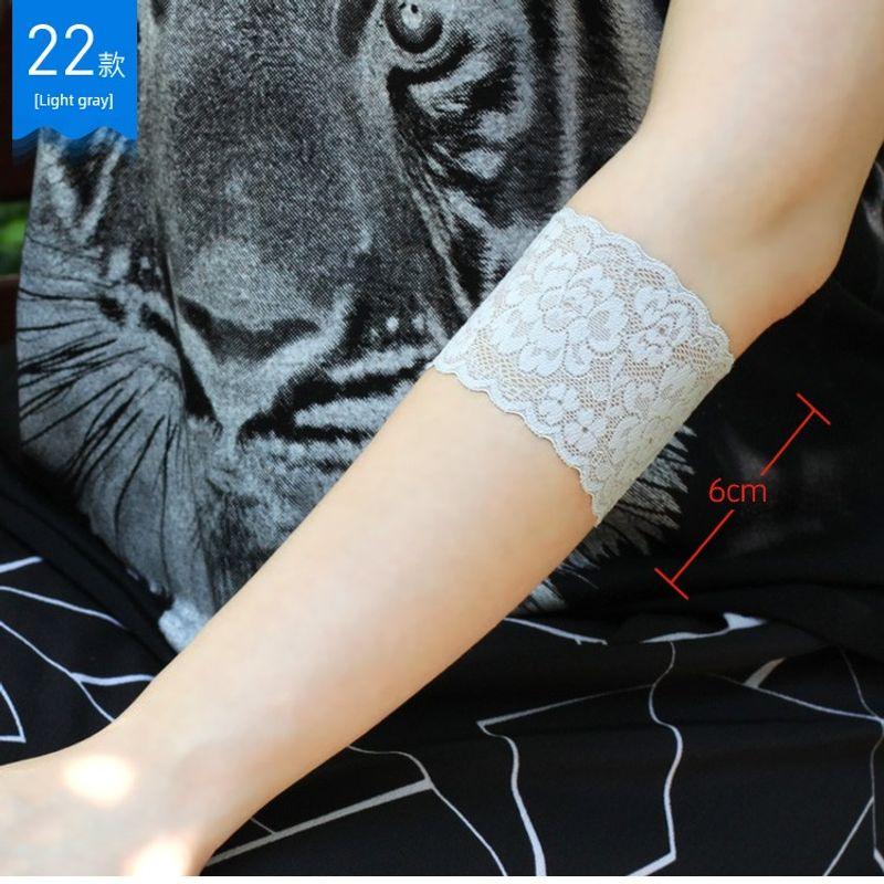 

Short Breathable Lace Scar Cover up Women s Gloves Gown 22 (a pair) S