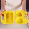 Silikon Eierkocherform für Mikrowelle & Backofen Antihaft Omelett Pochiertes Ei Zubereiter BPA-frei Frühstückssandwich Maker Heimküchenwerkzeug