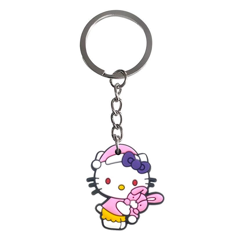 HelloKitty Keychain Soft Rubber Pendant - Small Gift Accessory