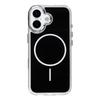For iPhone 16 Magnetic Case Electroplated Camera Frame TPU Acrylic Anti-drop Phone Back Cover Compatible with MagSafe