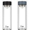 Heenoor Double-Wall Borosilicate Glass Mug with Lid, 340ml