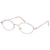 Fujita Optical Reading Glasses for Metal Women, 1.0 Power, Frame, Pink, FR-04 +1.00