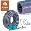 3/8" 9/12mm Misting Cooling System 360° Bend 0.6mm Nozzle Atomizer Sprayers Slip Lock PE Hose Outdoor Garden Irrigation Watering