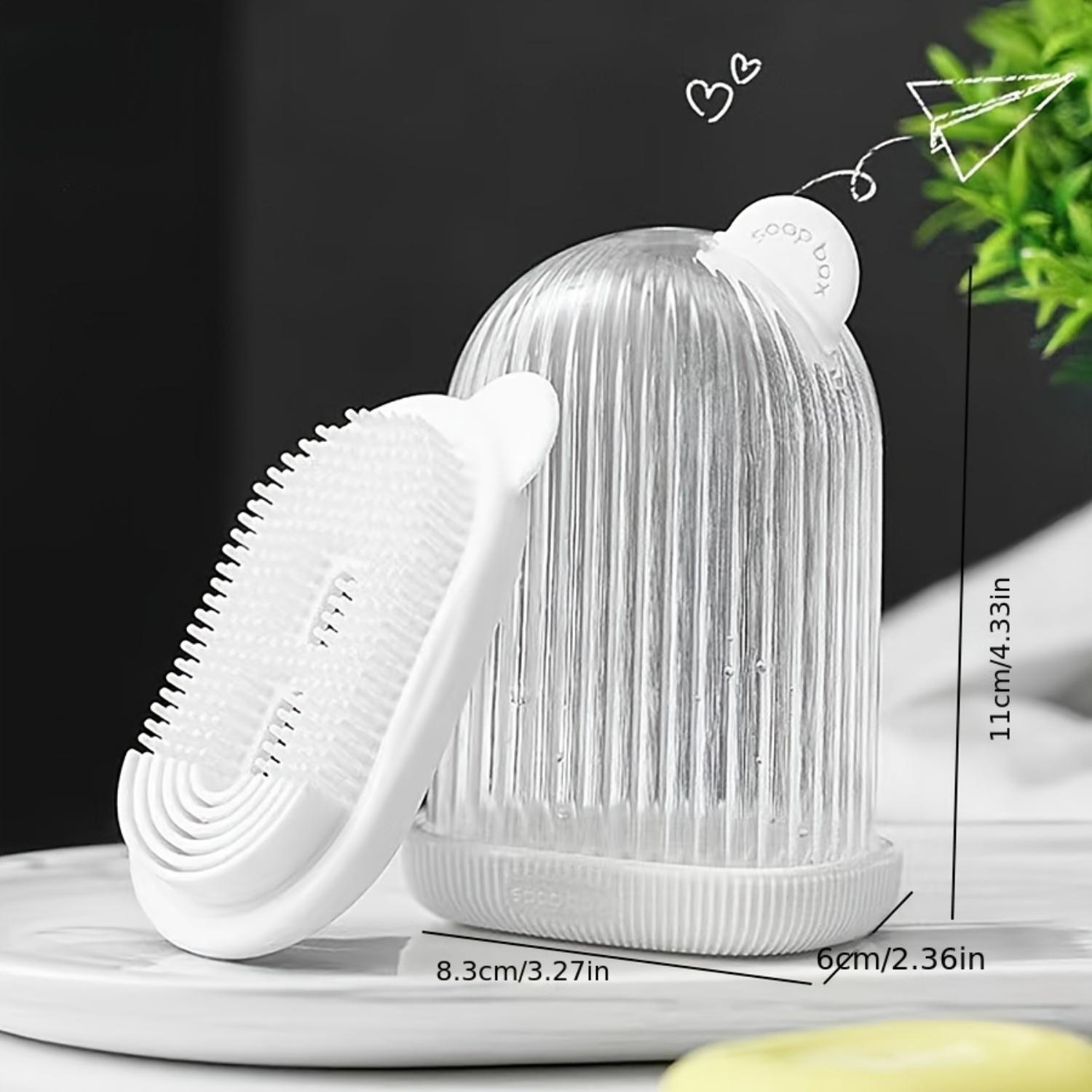 

1 шт. Портативный дорожный футляр для мыла, Креативная герметичная дренажная мыльница с крышкой, Компактный пластиковый держатель для мыла, Удобный для бизнеса