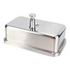 Stainless Steel Wall Mount Soap Dispenser Leakproof 1200ml Large Capacity Manual Liquid Soap Dispenser for RV Trailer Camping Vehicle Yacht