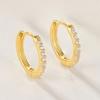 1 Pair of Women's Synthetic Zircon Earrings, Suitable for Daily Wear and An Ideal Choice for Gift Giving