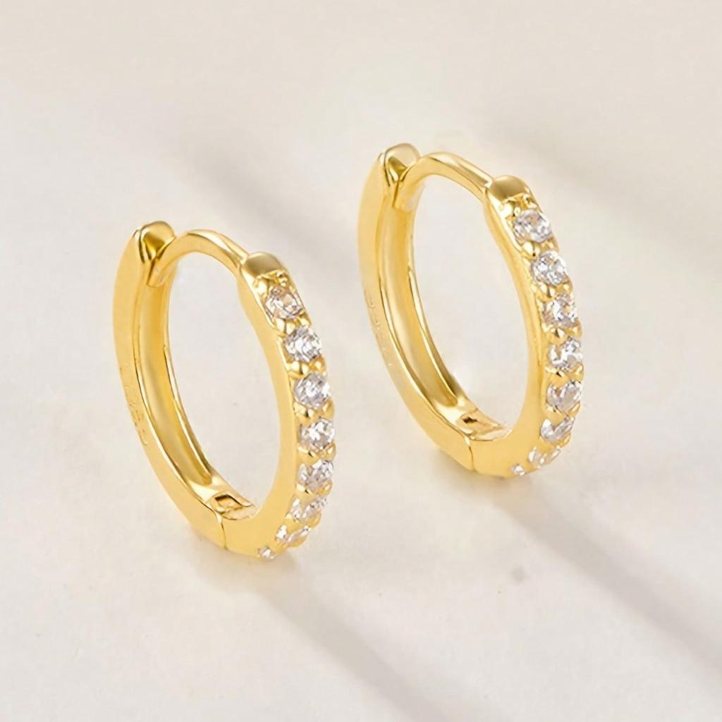 1 Pair of Women's Synthetic Zircon Earrings, Suitable for Daily Wear and An Ideal Choice for Gift Giving