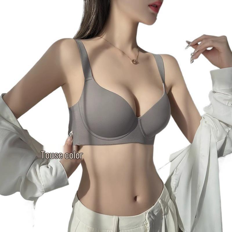 Seamless Full Cup Plus Size Lingerie: Enhances Small Bust with Lift, Side Support, and Anti-Sagging Features