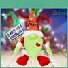 Adorável Boneco de Pelúcia do Grinch Sentado Monstro Peludo Verde Brinquedo de Decoração de Feriado