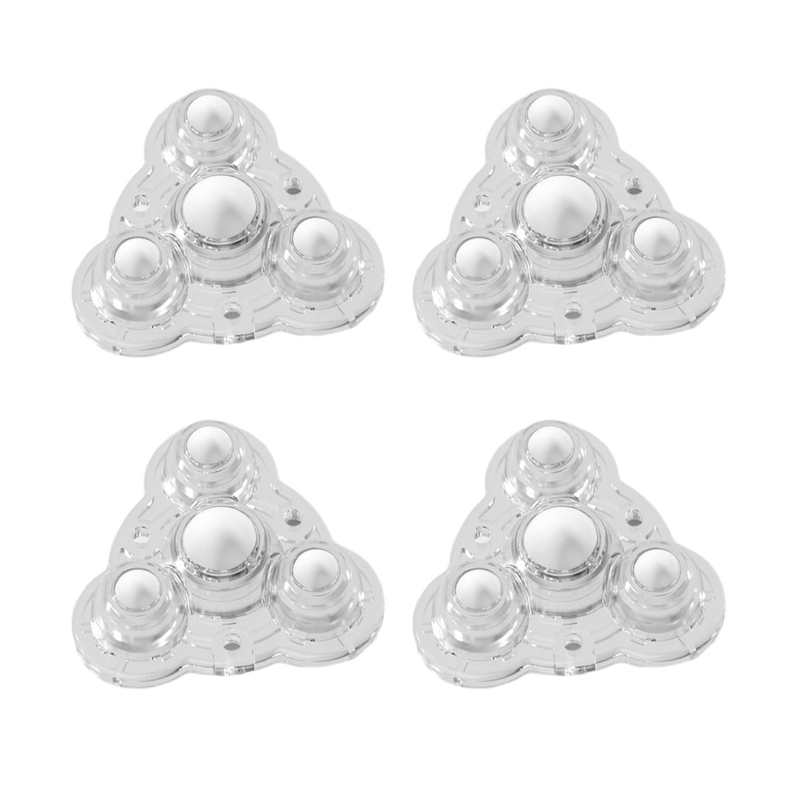 

Set Of 4 Easy Install Stick On Nylon Furniture Wheels Nylon Furniture Glides Upgrades for Sofa Table & Cabinet Mobility прозорий