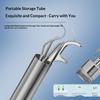 Stainless Steel Toothpick Set Portable Reusable Tooth Cleaner Kit with Travel Case for Everyday Oral Hygiene