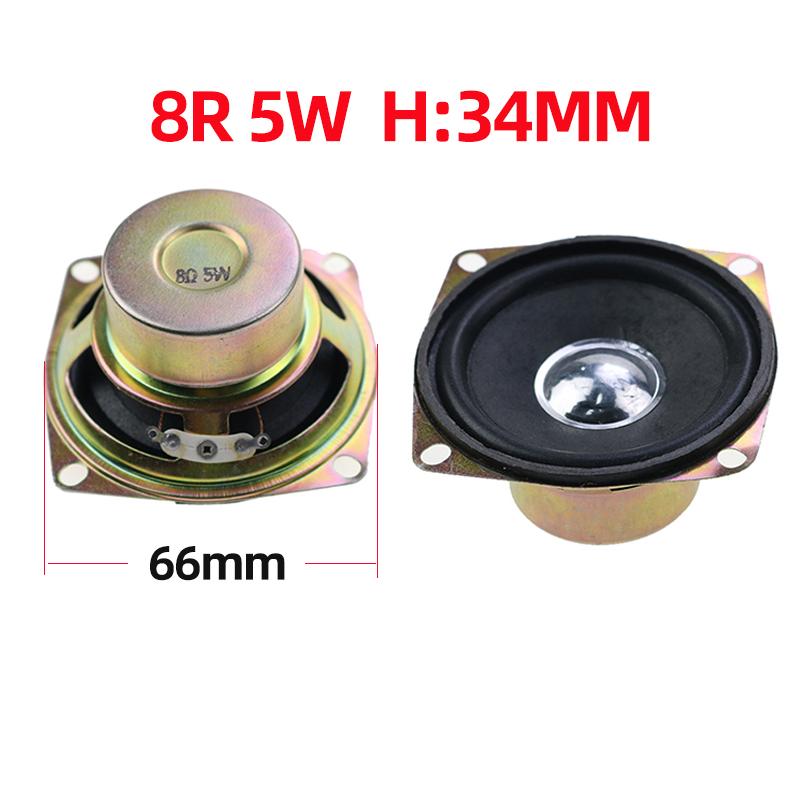 2PCS LCD TV Speakers 5W 10W 8R3W DIY Speaker Horns 41x71/30x70/50x90 Diameter 40mm 50mm 66mm 77mm for Electronic Components