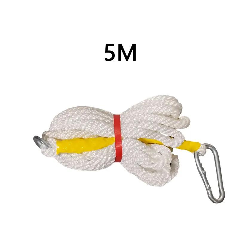 

1 шт. Белая плетеная веревка для арбористов, такелажная веревка высокой прочности, подходит для лазания, кемпинга, парусного спорта, раскачивания, связывания и многого другого