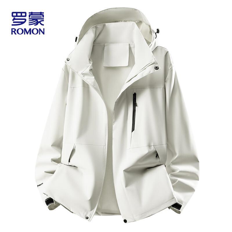 ROMON Men's Hooded Windproof Workwear Jacket