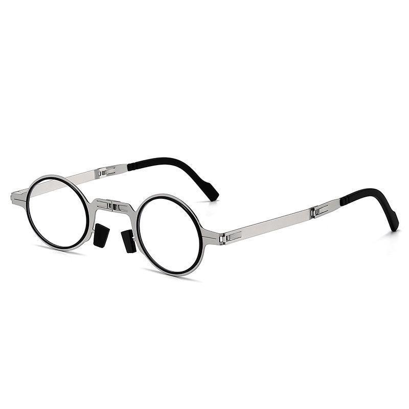 Portable HD Folding Reading Glasses, Anti-Blue Light, Ultralight Eye Protection for Middle-Aged & Elderly, Unisex