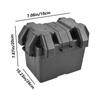 Large Battery Box Heavy Duty Battery Storage Smart Portable Multi Functional Plastic ABS Box for Solar Boat RV Camping