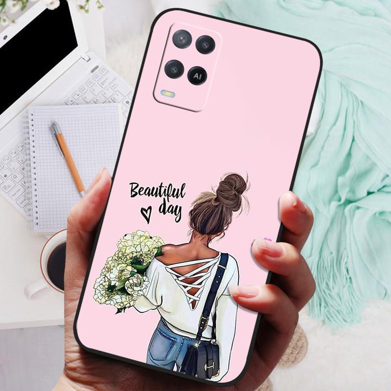 For Oppo A54 Case Shockproof Phone Cover Soft Silicone TPU Back Cases for Oppo A54 4G Case CPH2239 Coques for OPPOA54 A 54 Capa