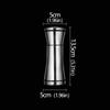 Stainless Steel Manual Salt Pepper Mill Adjustable Pepper Seasoning Bottle Spice Grinding Containers Mill Shakers Kitchen Gadge