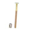 10 Pcs M6 Carbon Steel Furniture Bolts With Barrel Nuts Dowel Nut Connector Fastener