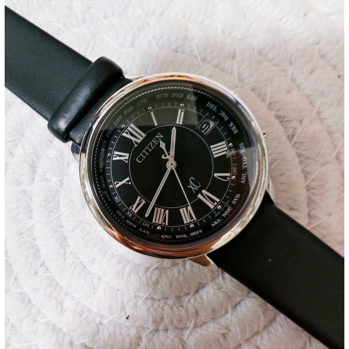 [Junk] CITIZEN XC Cross Seat Black Ladies Watch