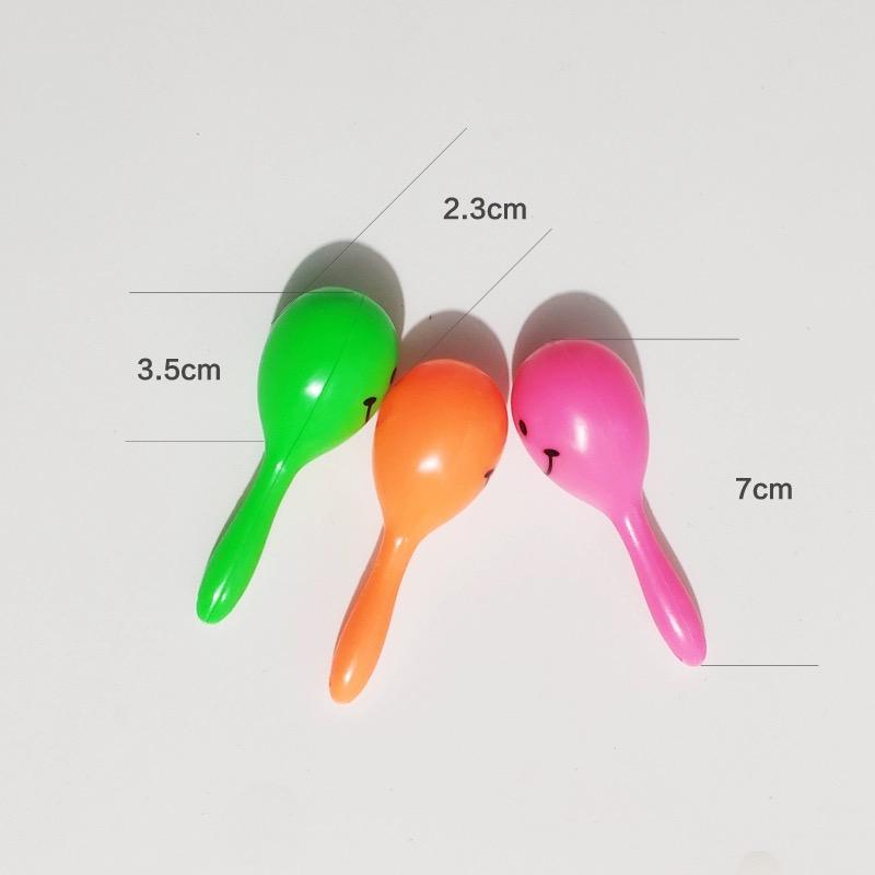 3 Stück Vogelspielzeug Papagei Rasselglocke Sandhammer Maracas Vogel Biss Weisheit Interaktives Trainingsspielzeug Haustier Vogelspielzeug Farbe Zufällig