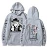 Harajuku Anime Bungo Stray Nakahara Chuuya Printed Hooded Autumn Fleece Oversized Hoodies Y2k Streetwear Sweatshirt