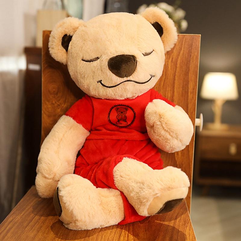 40cm Kreatives Yoga-Bär-Stofftier Weich Gefüllt Cartoon-Tier Verschiedene Aktionen Bärenpuppe Lustiges Geschenk Für Kinder Baby Mädchen