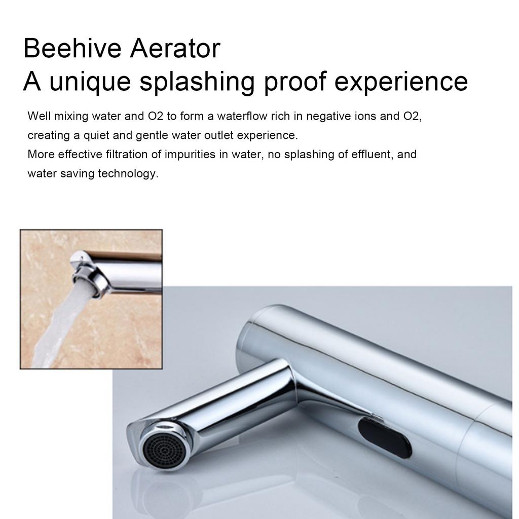 Touchless Faucet Automatic Sensor Faucet G1/2 Male Thread Battery Powered Automatic Motion Sensor Faucet with Filter