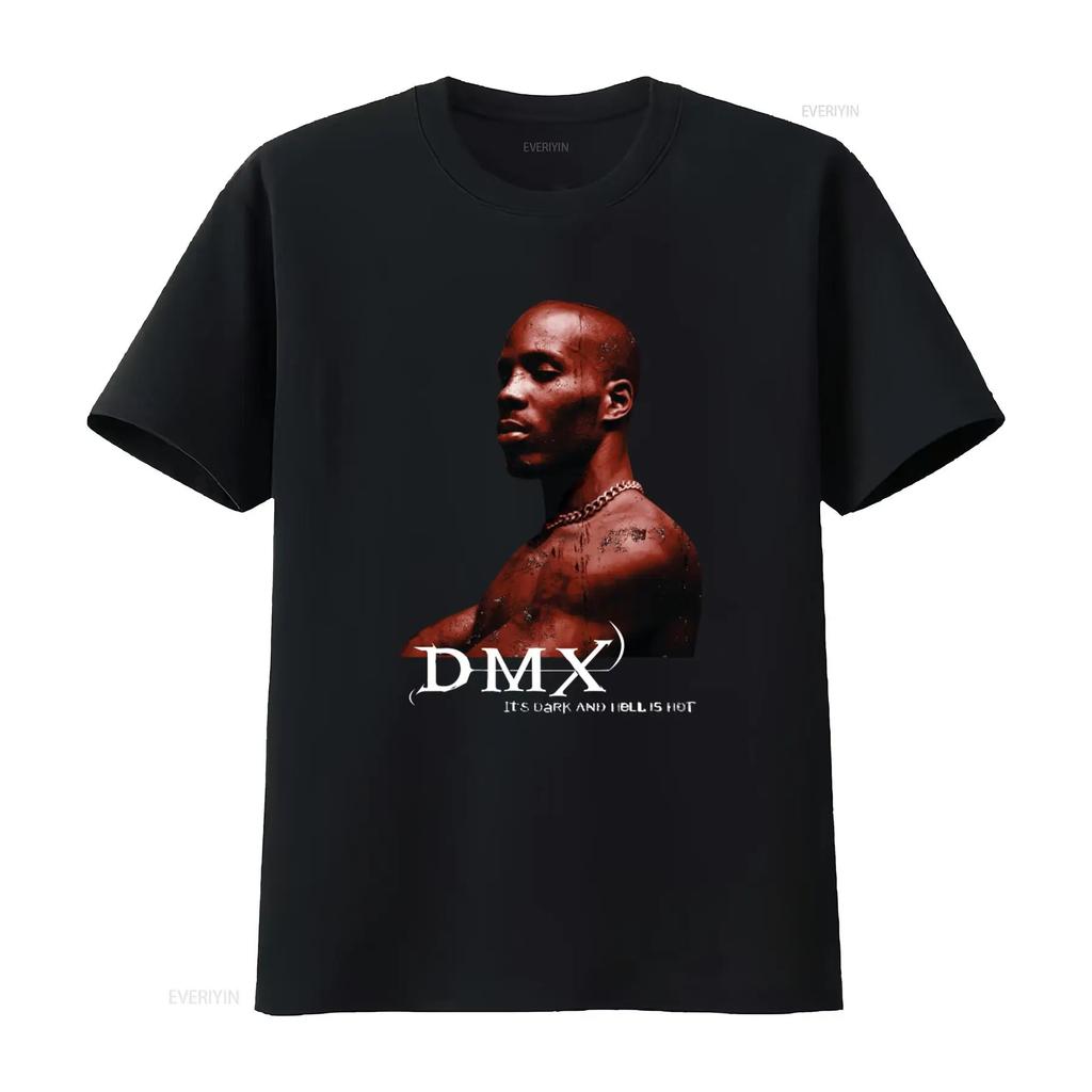 Dmx Its Dark And Hell Is Hot 20th Anniversary Tour 2019 Unisexs T Shirt Size S 5xl Vintage Washed Comfortable Unisex Slightly