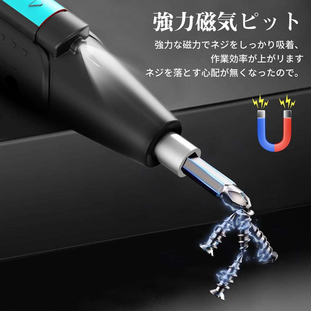 Kemiuu Electric Screwdriver New Rechargeable Electric Manual LED Easy to Perfect for Home Day Suitable for Women and Charging Cable Included [2025