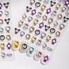 Sky Kitty Cat Costume Nail Art Stickers: 6D Embossed Cartoon Animal Headgear - Cute DIY Decor.