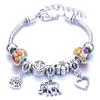 Süßes Haustier-Thema Tieranhänger Armband mit Zinklegierung Hummerverschluss Modeschmuck