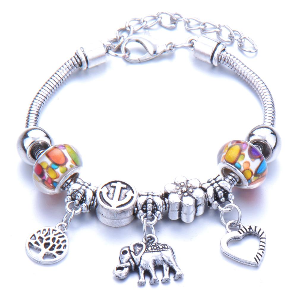 Süßes Haustier-Thema Tieranhänger Armband mit Zinklegierung Hummerverschluss Modeschmuck