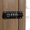 4-Digit Combination Lock Password Lock Sliding Bolt Door Lock Easy To Install