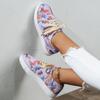 Women's Casual Flat Bottomed Lace Up Canvas Shoes
