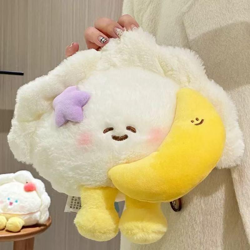 Cute Sleeping Dumpling Plush Pillow, Soft Stuffed Animal Toy Doll, Comfortable Stress Relief Gift for Boyfriend Girlfriend Birthday, Nap Pillow