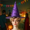 Gothic Wizard Hat Lace Veils Cosplay Hat Photography Props Halloween Witch Hat  Cosplay Event