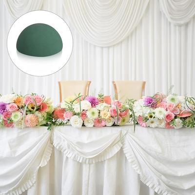 Wedding Floral Foam Block Pre-Shaped Event Floral Foam Spacer Hemispherical Floral Foam Water Retention For Store Window Display