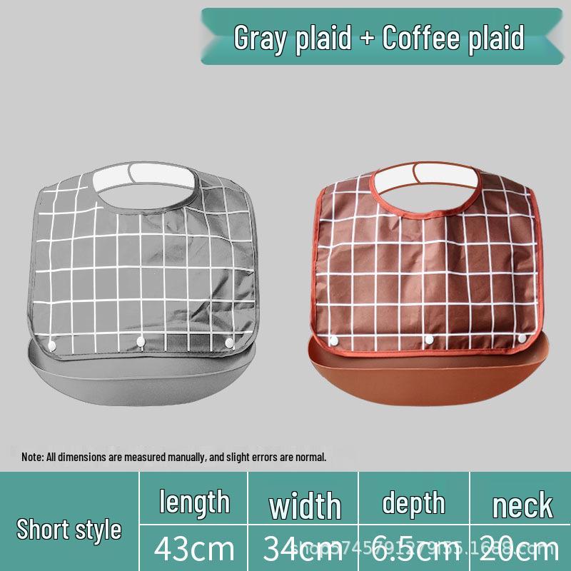 Wasserdichte Esslatz für Erwachsene & Senioren – Große, spezielle Schürzen für Senioren