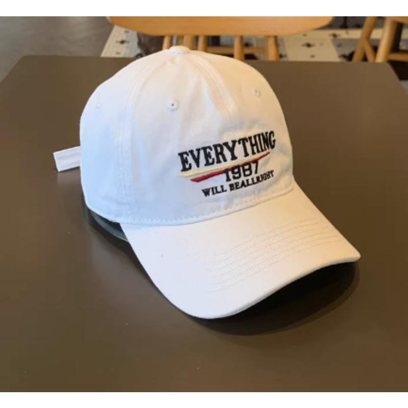 

Новая винтажная бейсболка из стираного хлопка с вышивкой в виде алфавита, мужская и женская, широкополая, для лица, маленькая кепка с козырьком Adjustable белый