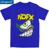 Maglietta Vintage NOFX Punk Band Unisex Girocollo Manica Corta Top Abbigliamento in Cotone