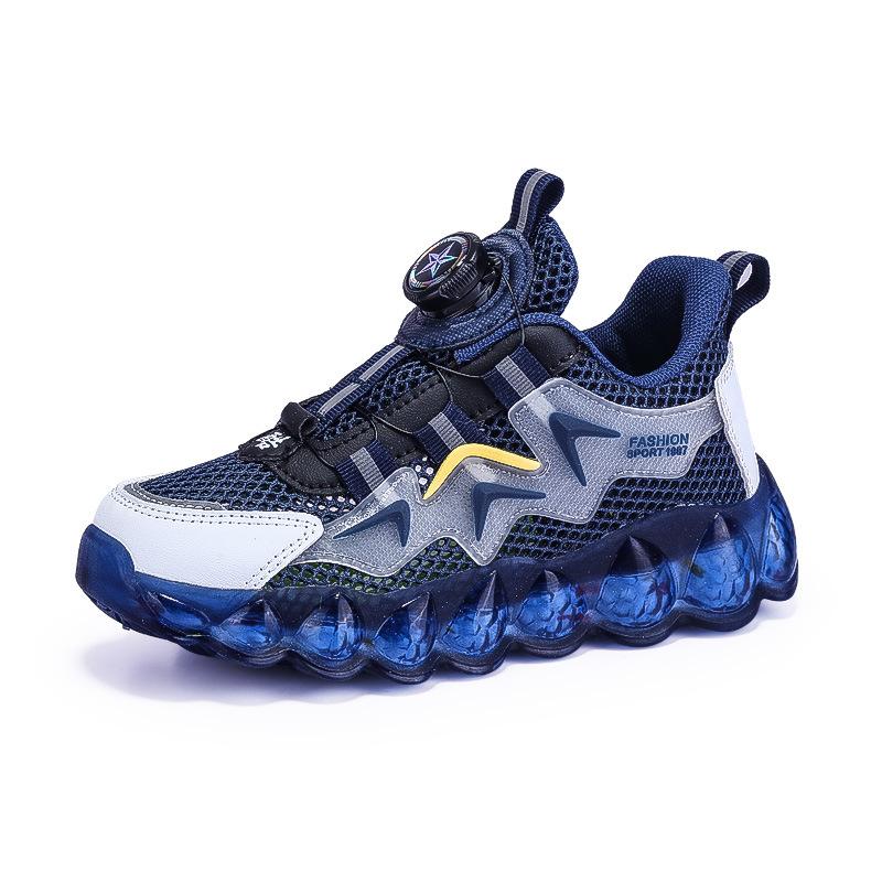 Children's Sports Shoes 2025 Mesh Breathable Middle and Large Children's Casual Shoes Elementary School Shoes Soft Bottom Running Shoes