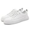 Fashionable men's small white shoes Trend outdoor leisure styles Youth outdoor sports walking men's Classic Black Lace up shoes