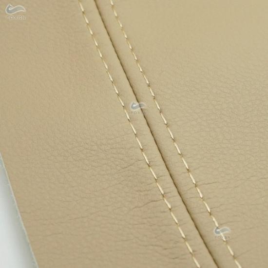 For Hyundai Sonata 2004-2008 Beige/Tan Leather Center Console Box Armrest Cover