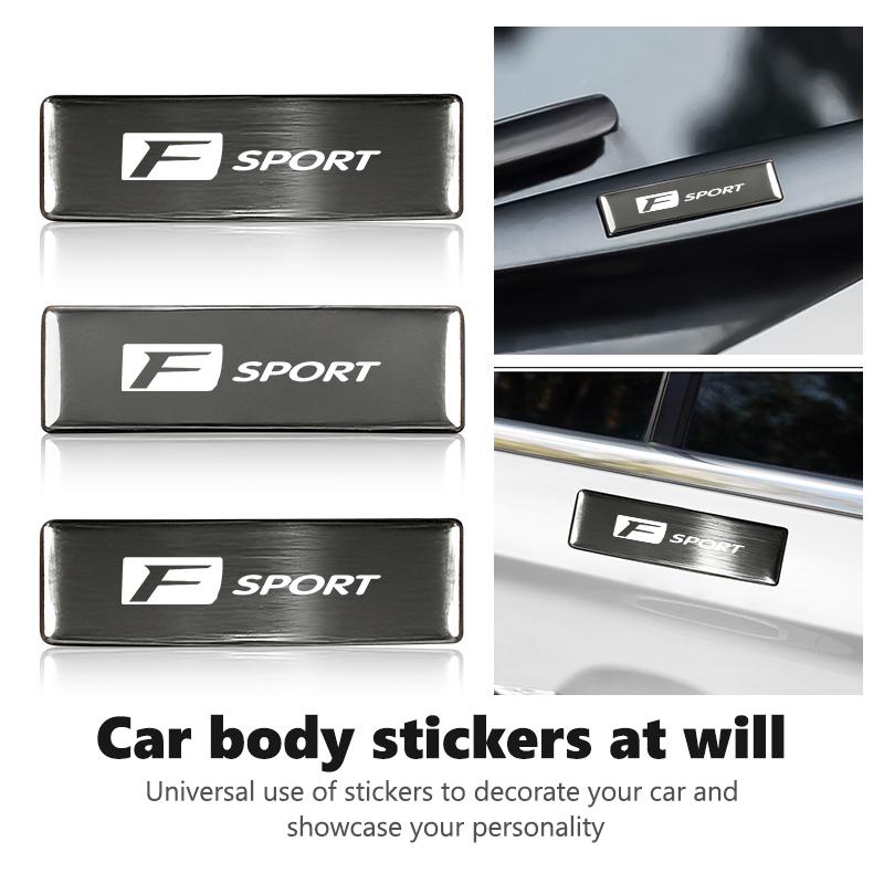 For Lexus Car Body Sticker Badge Auto Styling Decoration Accessories F Sport ES LS IS GS LC RC GC RX CT200h UX NX LX GX