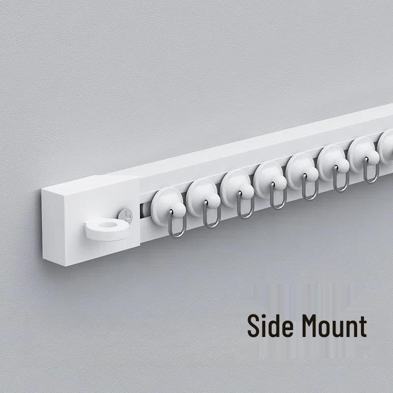 No-Drill Sliding Curtain Rod for Tight Spaces