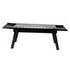 Charcoal Barbecue Grill, Foldable Stainless Steel Laptop Charcoal Barbecue Grill, Even Heating for Parties