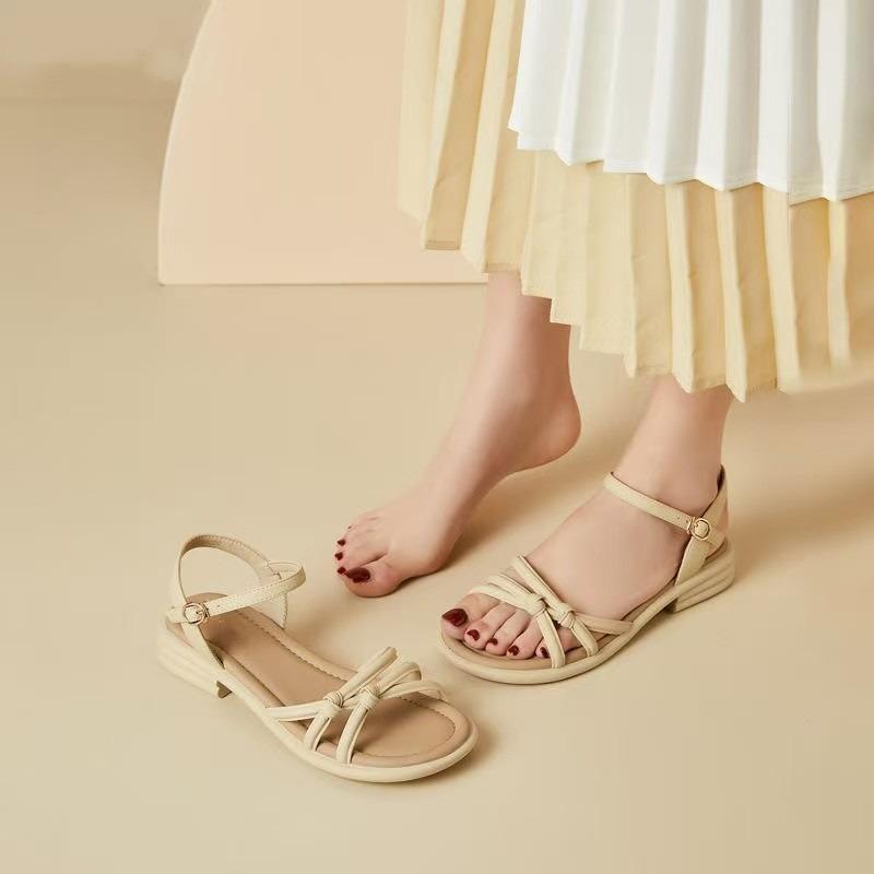 

Summer sandals are high-end with skirts, beautiful outer wear, summer new models with sandals women 40
